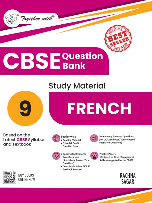 Rachna Sagar Together with CBSE Class 9 Question Bank 2025-26 French Chapter-wise Study Material