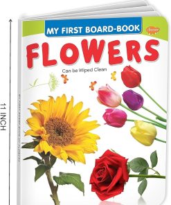 Manoj Can Be Wiped Clean Books Series My First Book of Flowers