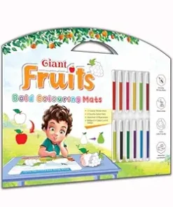 Gowoo Giant Fruits Bold Colouring Mats