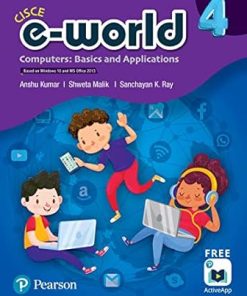 Pearson CISCE E-World Computers (Basics and Applications) for Class 4