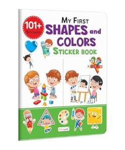 Gowoo My First Shapes and Colours Sticker Book (101+Stickers)