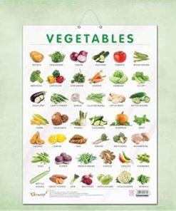 Gowoo Laminated Charts ( Glossy Lamination ) Vegetables