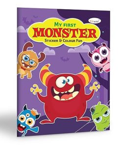 Gowoo My First Monster Sticker & Colour Fun