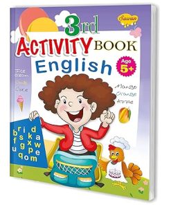 Manoj 3rd Activity Book English Age 5+