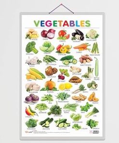 Gowoo Hard Lamination Educational Charts Vegetables