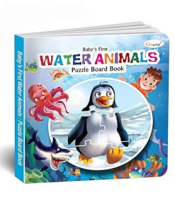 Gowoo Baby's First Water Animals Puzzle Board Book