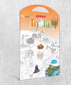 Gowoo Giant India Colouring Poster