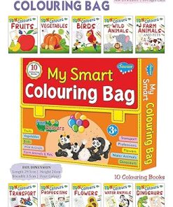 Manoj My Smart Colouring Bag Set of 10 Colouring Books