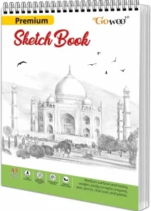 Gowoo Premium Sketch Book (A5 Size)