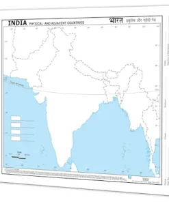 Gowoo Small 100 Outline Maps Indian Physical