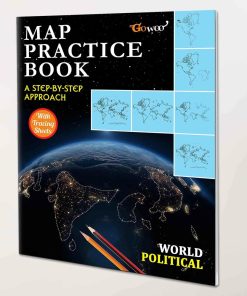 Gowoo Map Practice Book World Political ( A Step By Step Approach) with Tracing Sheets