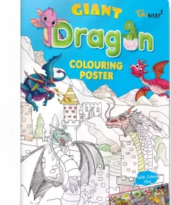 Gowoo Giant Dragon Colouring Poster