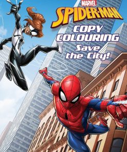 Scholar Hub Marvel Spider Man Copy Colouring Save the City