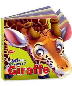 Manoj Who Am I ? Giraffe (Wild Animal Die Cut Shape Board Book)