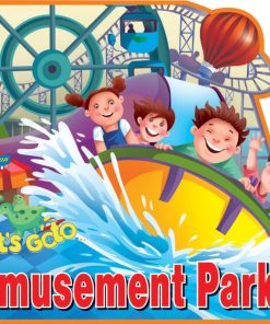 Manoj Let's Go To Amusement Park (Eva Binding Die Cut Shape Book)