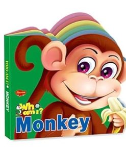 Manoj Who Am I ? Monkey (Wild Animal Die Cut Shape Board Book)