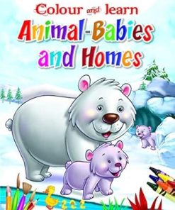 Manoj Colour and Learn Animal Babies and Homes