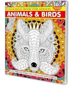 Manoj Colouring Book for Adults Animals & Birds