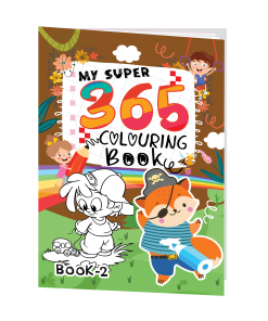 Hello Book My Super 365 Colouring Book 2