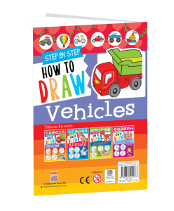 Hello Book Step By Step How to Draw Vehicles (Easy Step to Colour the ...