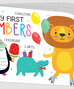 Hello Book My First Numbers (Die Cut Board Book)