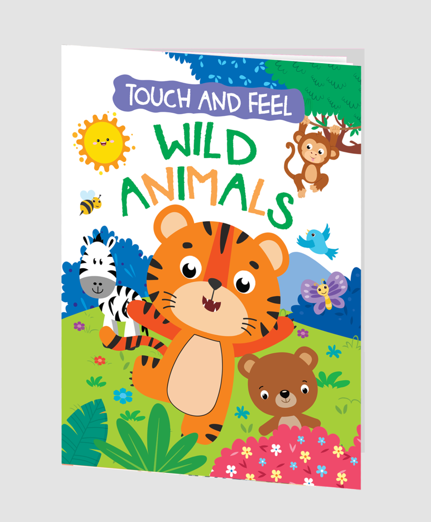 Hello Book Touch and Feel Wild Animals (Board Book)