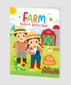Hello Book Farm Sticker & Activity Book (Puffy Stickers)