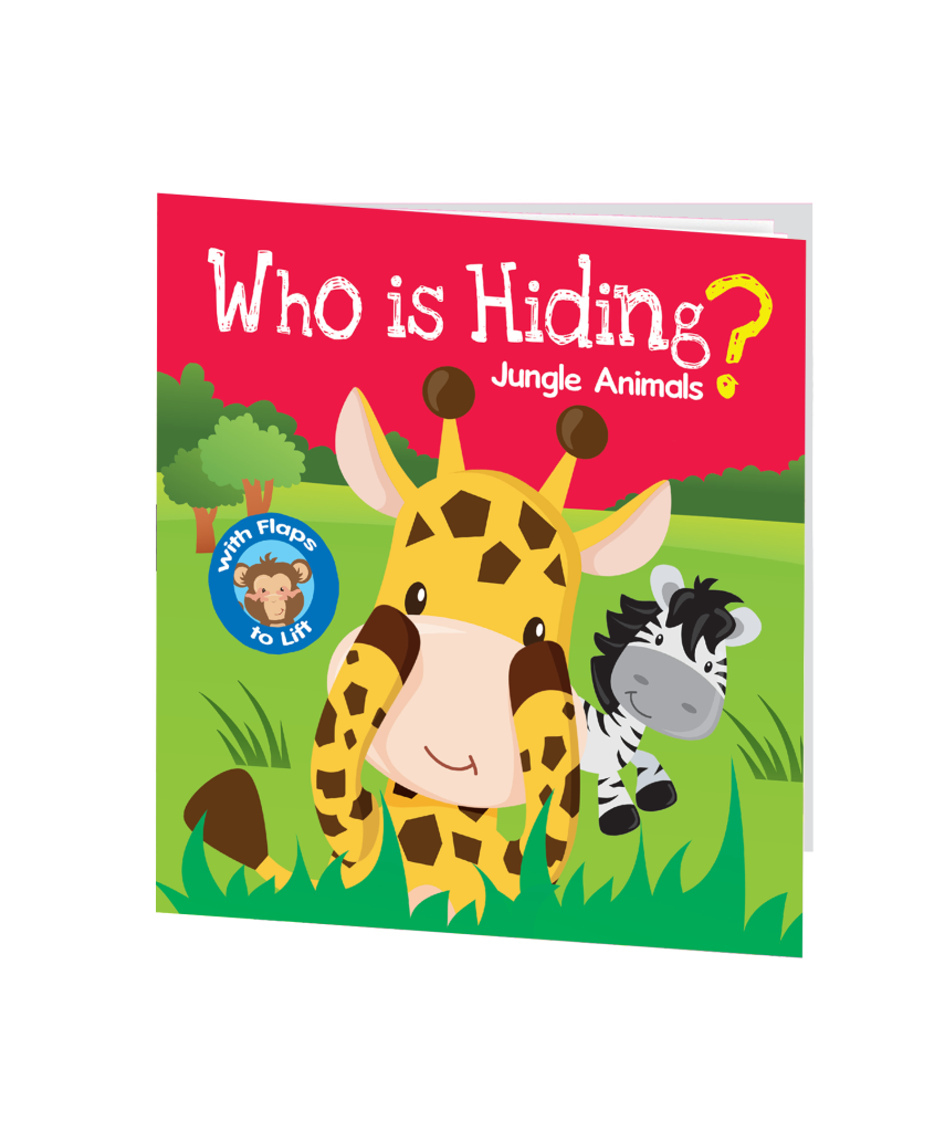 Hello Book Who is Hiding Jungle Animals (Lift a Flap Board Book)
