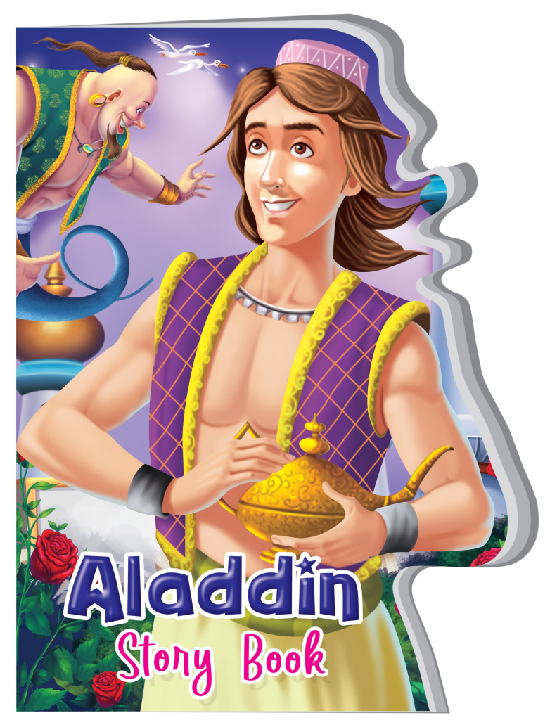 Hello Book Aladdin Story Book (Die Cut Board Book)