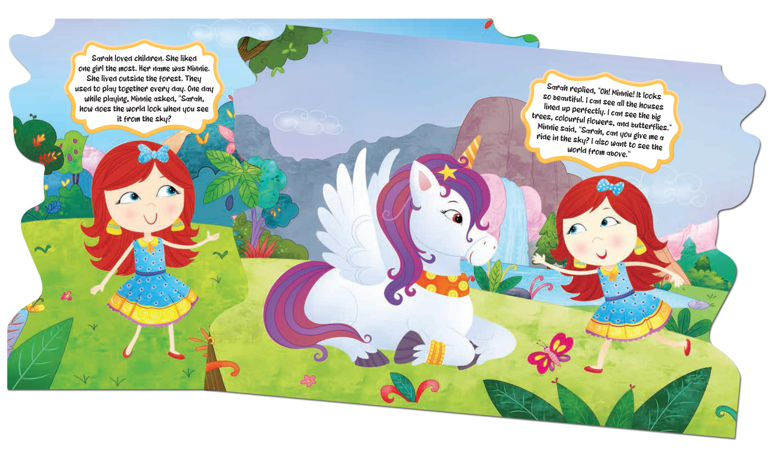 Hello Book The Flying Unicorn Story Book (Die Cut Board Book) - Image 3