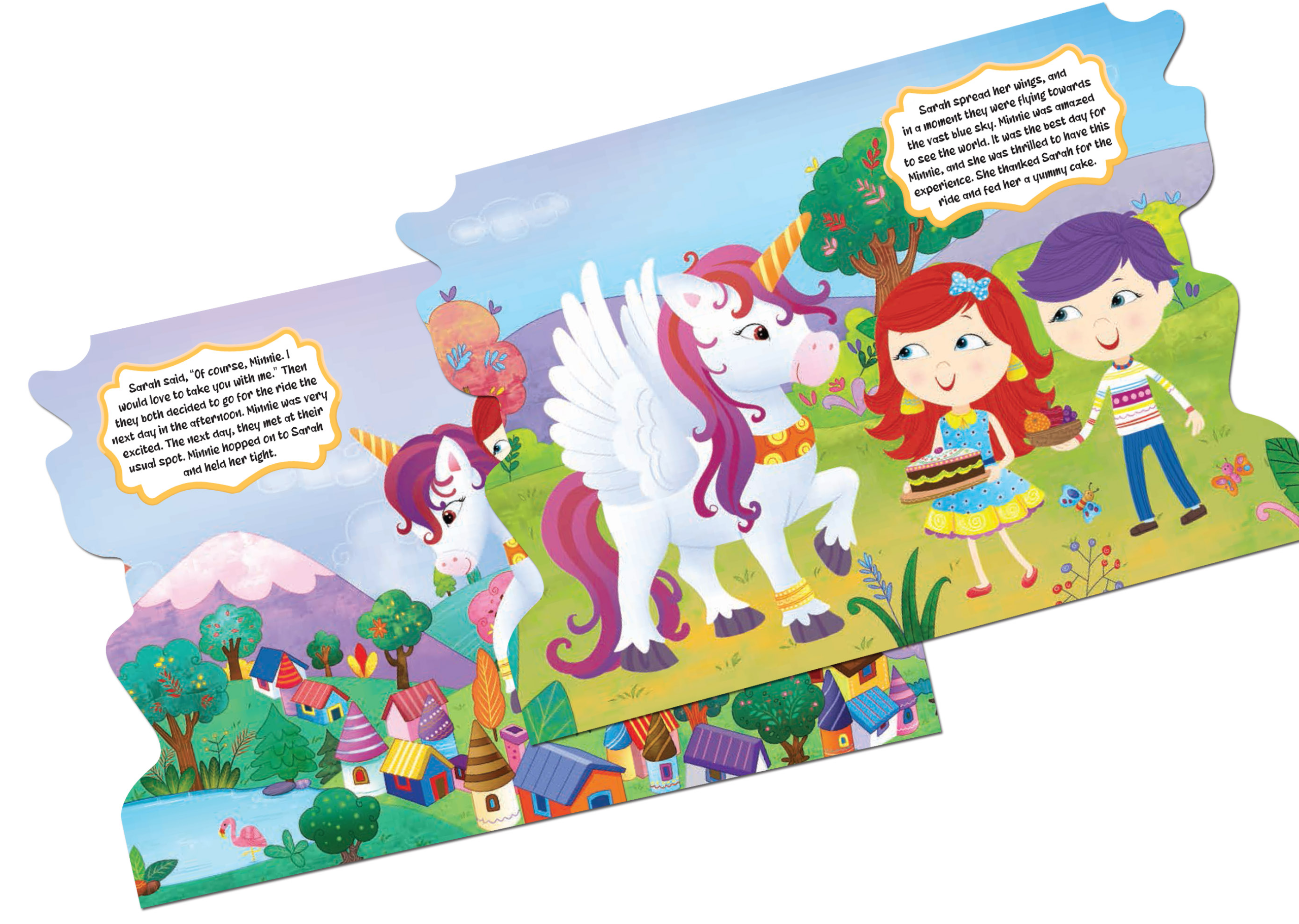 Hello Book The Flying Unicorn Story Book (Die Cut Board Book) - Image 2