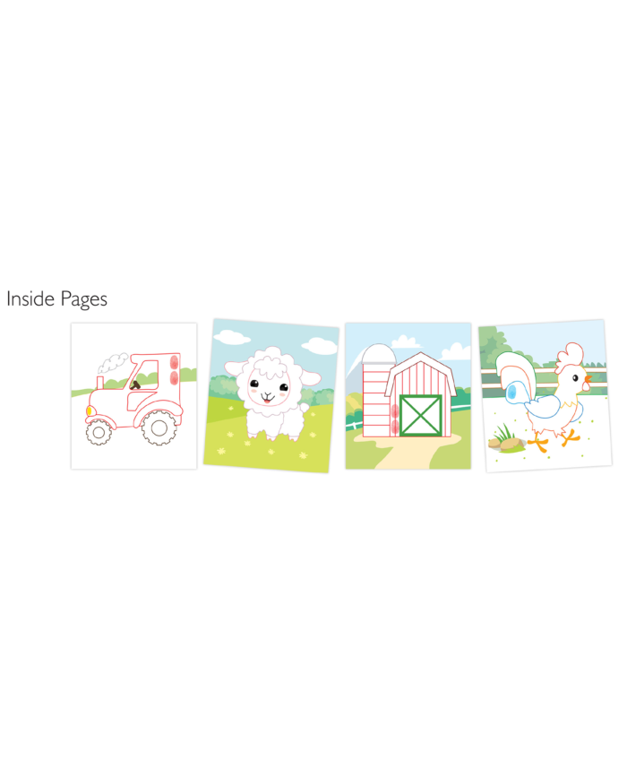 Hello Book Farm Finger Painting & Colouring Fun - Image 3