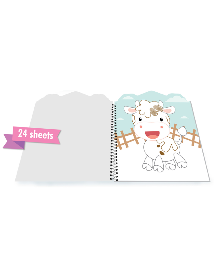 Hello Book Farm Finger Painting & Colouring Fun - Image 2