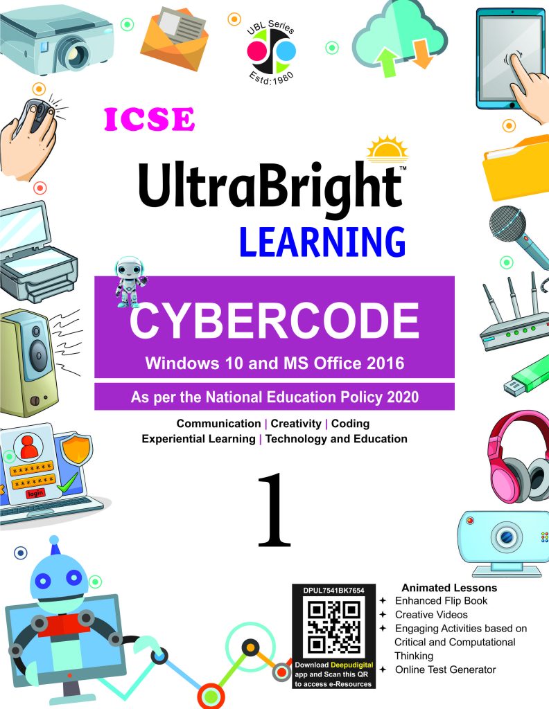 Deepu ICSE Ultra Bright Learning Cybercode Class 1