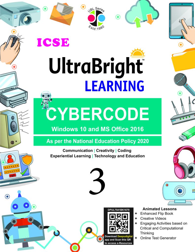 Deepu ICSE Ultra Bright Learning Cybercode Class 3