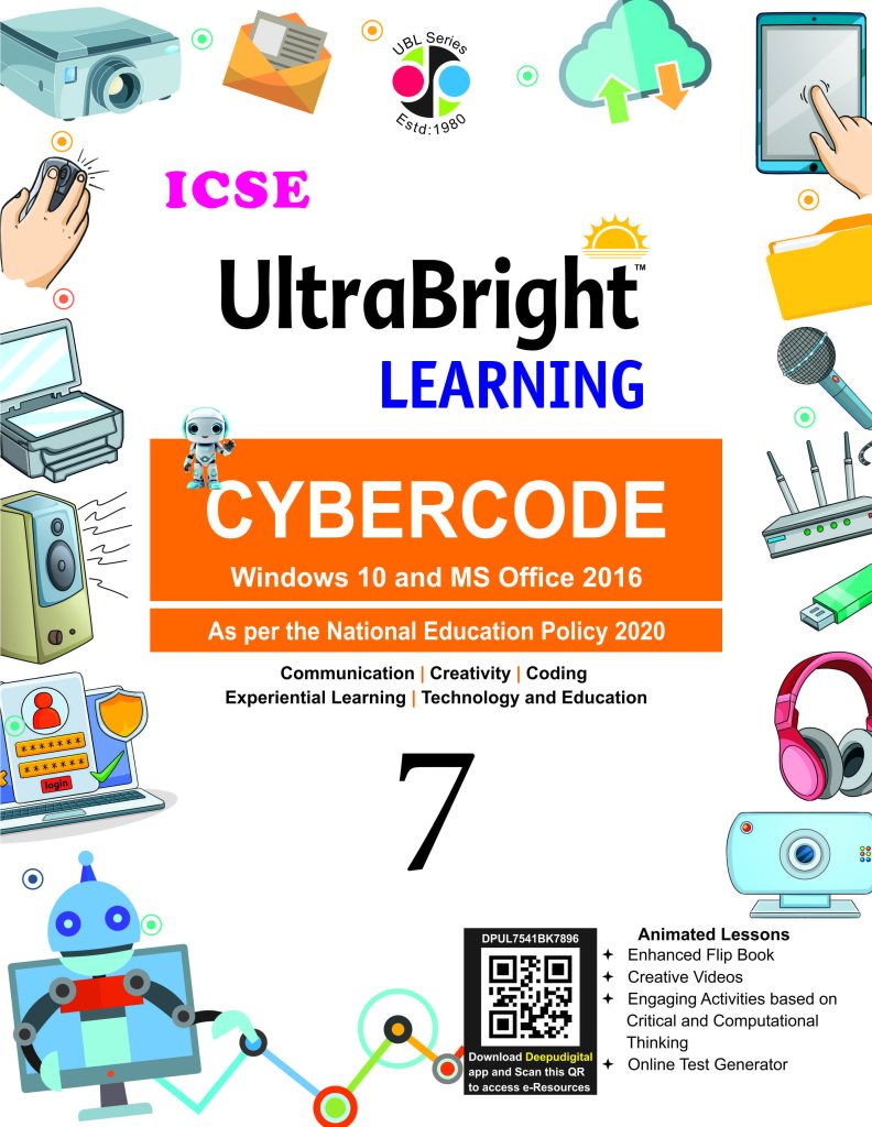 Deepu ICSE Ultra Bright Learning Cybercode Class 7