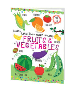 Hello Book Let's Learn About Amazing Fruits & Vegetables (Board Book)
