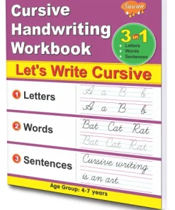 Manoj Cursive Handwriting Workbook (Let s Write Cursive 80 Pages)