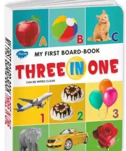 Manoj My First Board Book Three in One (Can be Wiped Clean)