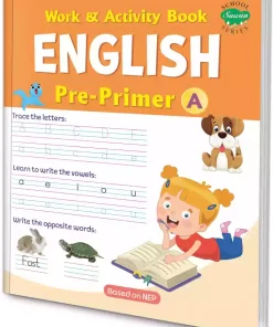 Manoj Work & Activity Book English Pre-Prime A