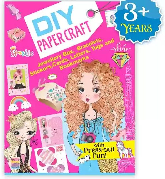 Hello Book DIY Paper Craft with Press Out Fun