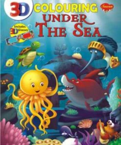 Manoj Under the Sea 3D Colouring Book (Includes 3D Glasses)
