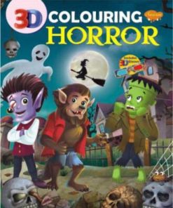 Manoj Horror 3D Colouring Book (Includes 3D Glasses)