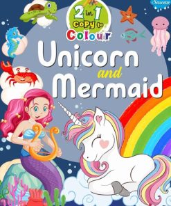 Manoj  2 in 1 Copy to Colour Unicorn and Mermaid