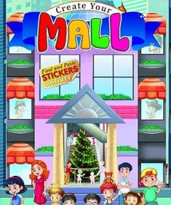 Manoj Create Your Mall Find and Paste Stickers Activity Book