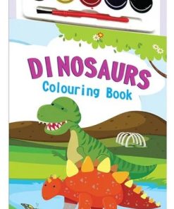 Hello Book Dinosaurs Colouring Book