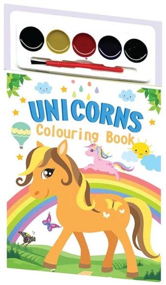 Hello Book Unicorn Colouring Book