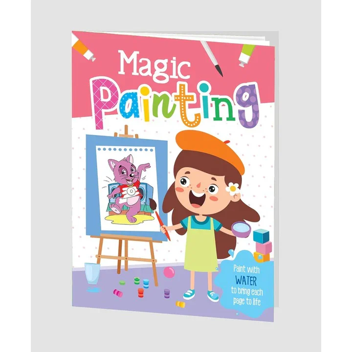 Hello Book Magic Painting Book (Pink)