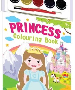 Hello Book Princess Colouring Book