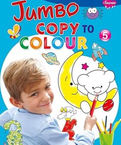 Manoj Jumbo Copy to Colour Book 5
